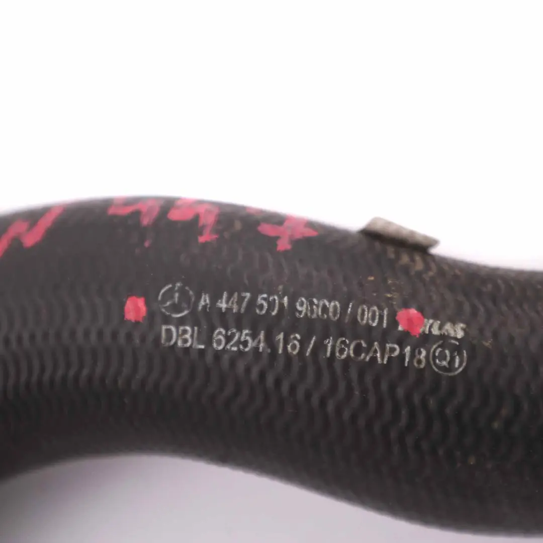 Mercedes Vito W447 Water Hose Cooling Coolant Radiator Pipe Line - SKU A4475019600 - Part number A4475019600