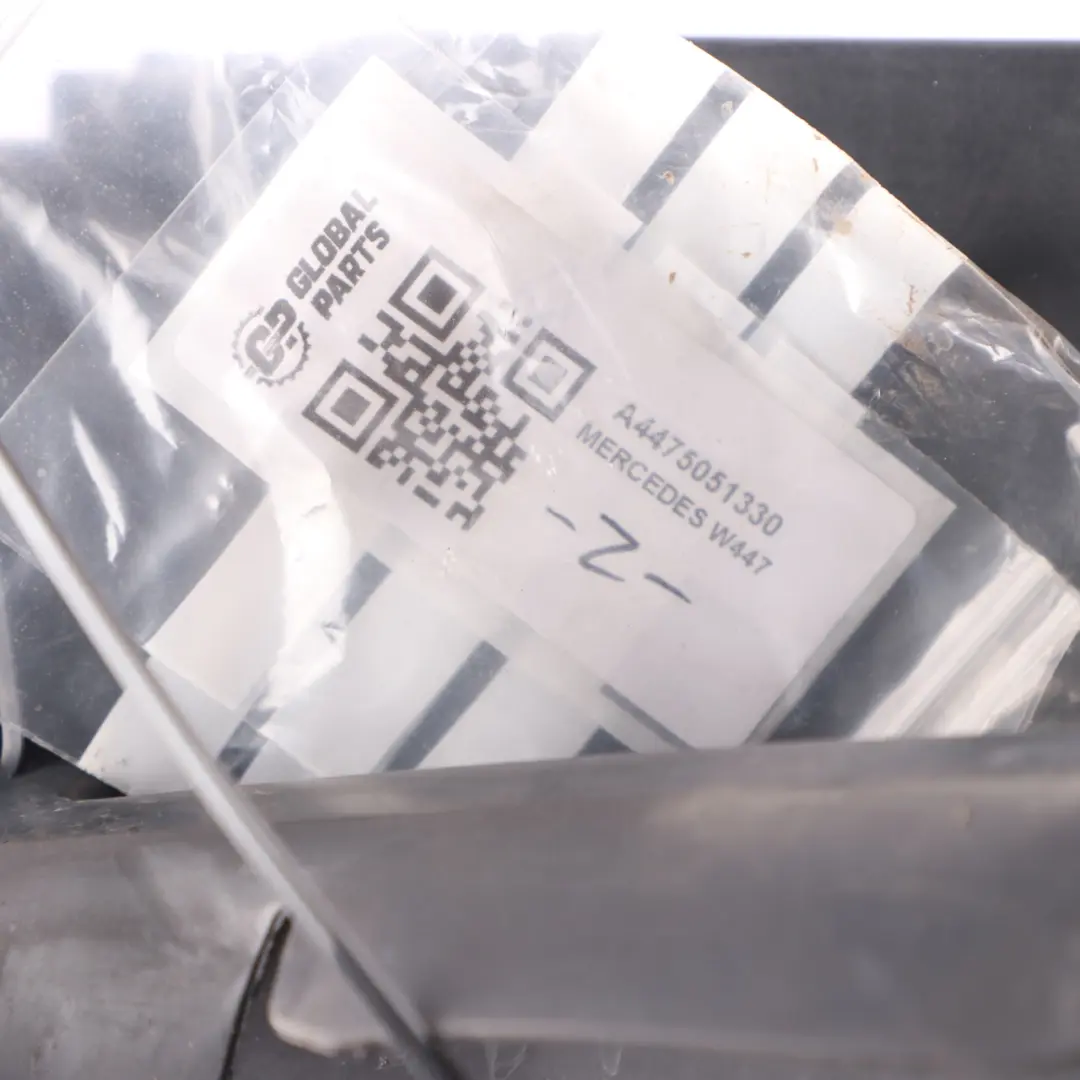 Duct Radiator Right O/S to Mercedes W447 Air with Part number A4475051330 Mercedes W447 Air Duct Radiator Right O/S - SKU A4475051330 - Part number A4475051330