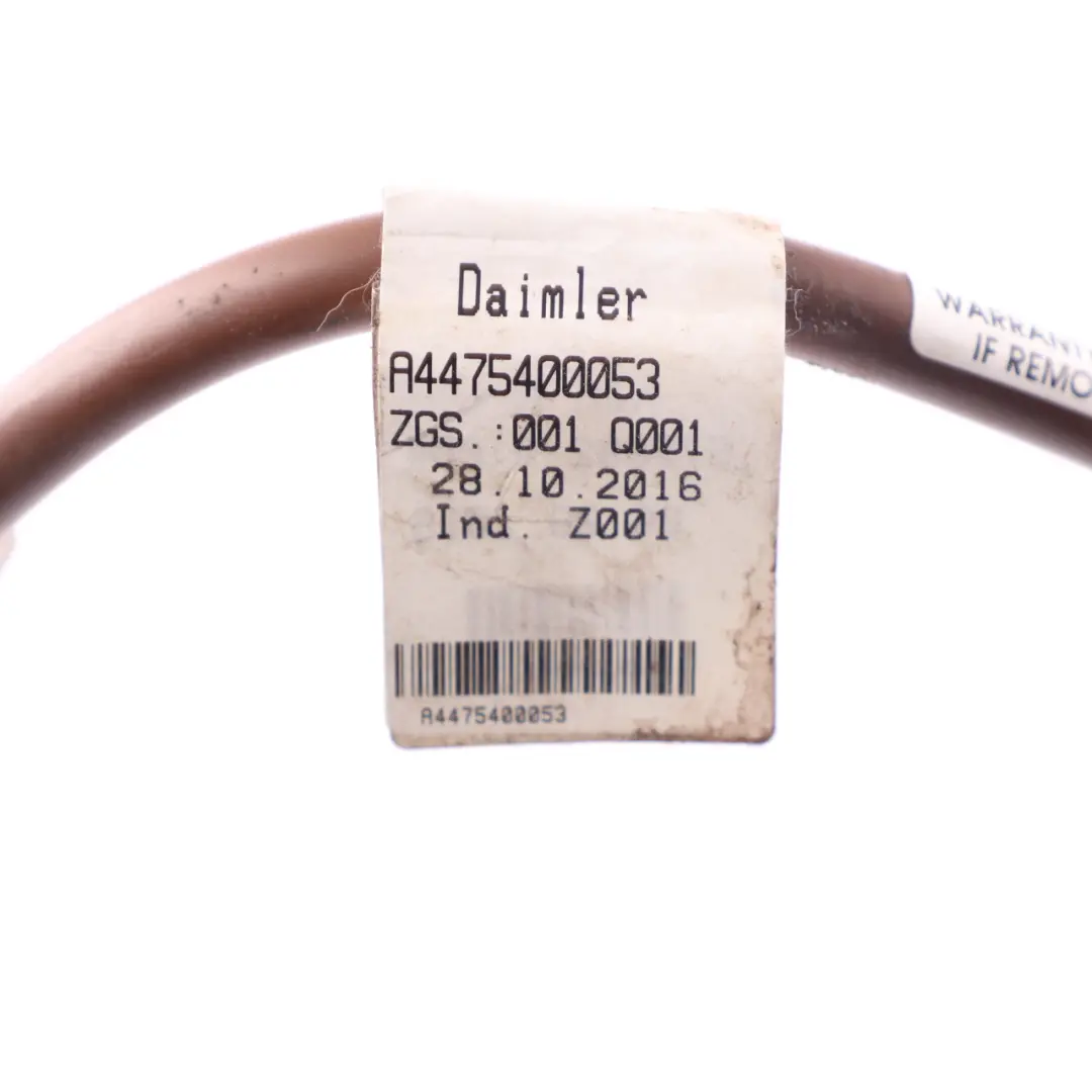 Negatives Batteriekabel für Mercedes Vito W447 mit Teilenummer A4475400053 Mercedes Vito W447 Negatives Batteriekabel - SKU A4475400053 - Teilenummer A4475400053