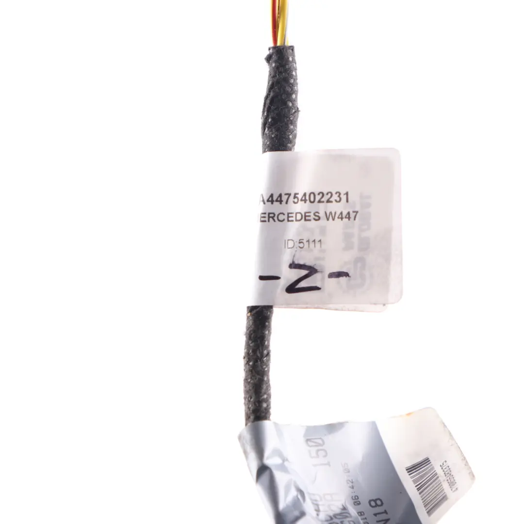 harnais de câblage pour portes coulissantes pour Mercedes W447 à propos du numéro de pièce A4475402231 Mercedes W447 harnais de câblage pour portes coulissantes - SKU A4475402231 - Numéro de pièce A4475402231