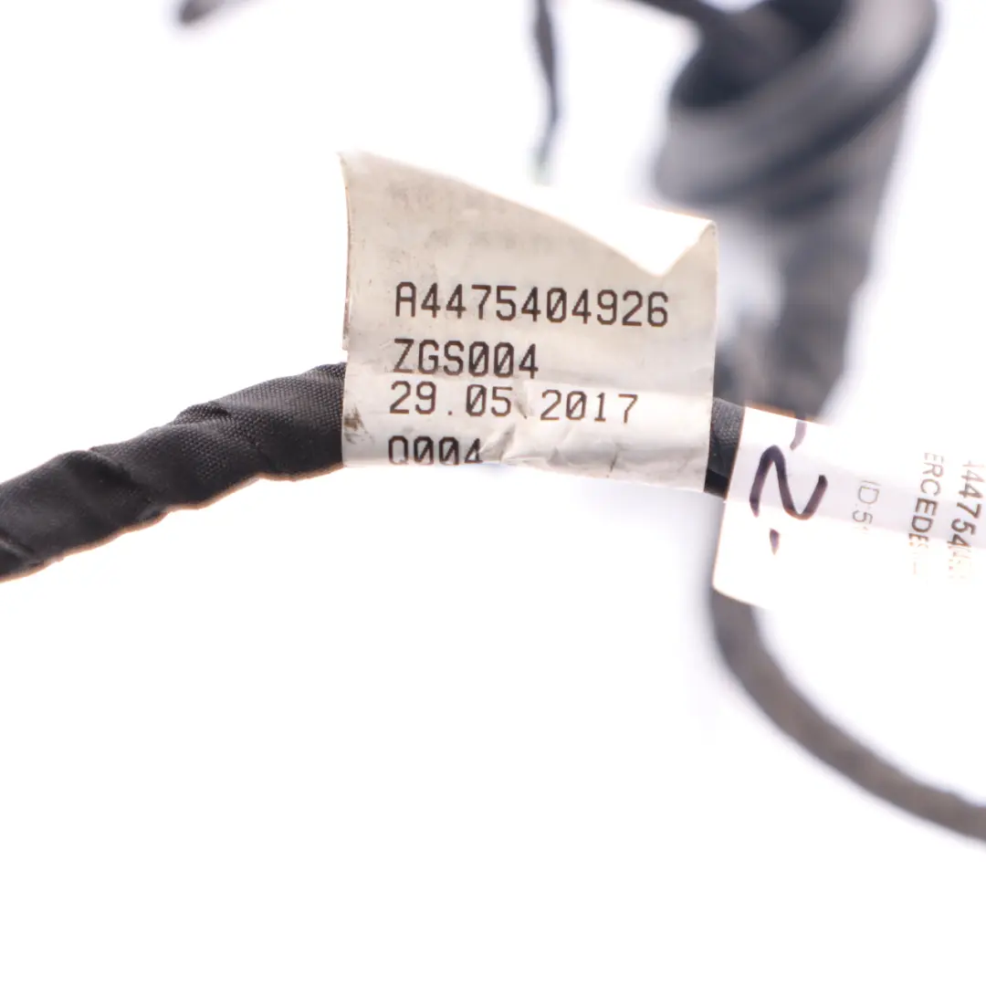 Door Wiring Mercedes W447 W448 Harness Loom to with Part number A4475404926 Door Wiring Mercedes W447 W448 Harness Loom - SKU A4475404926 - Part number A4475404926