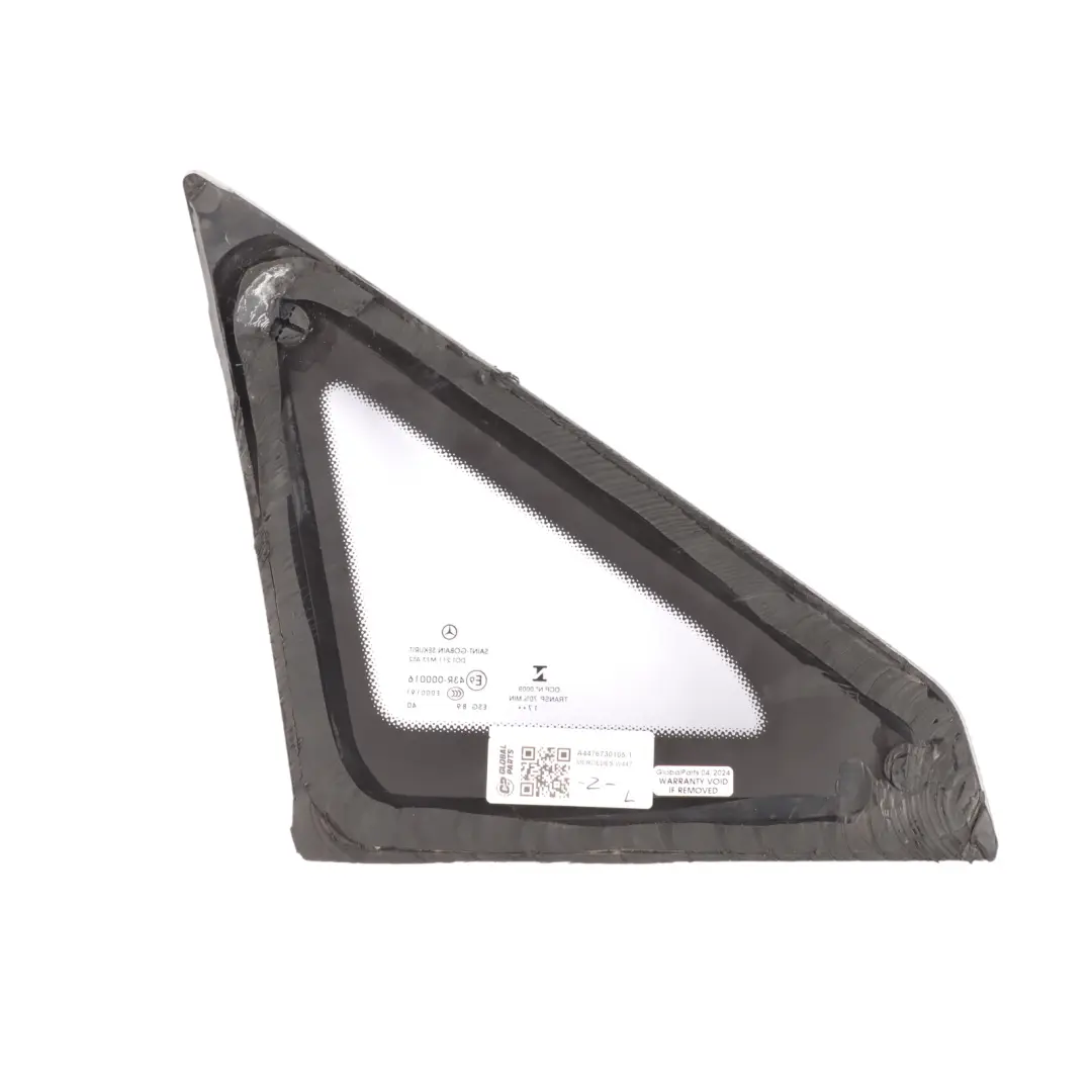 Fenster Mercedes Vito W447 vorne links Festverglasung AS2 für mit Teilenummer A4476730105 Fenster Mercedes Vito W447 vorne links Festverglasung AS2 - SKU A4476730105-1 - Teilenummer A4476730105
