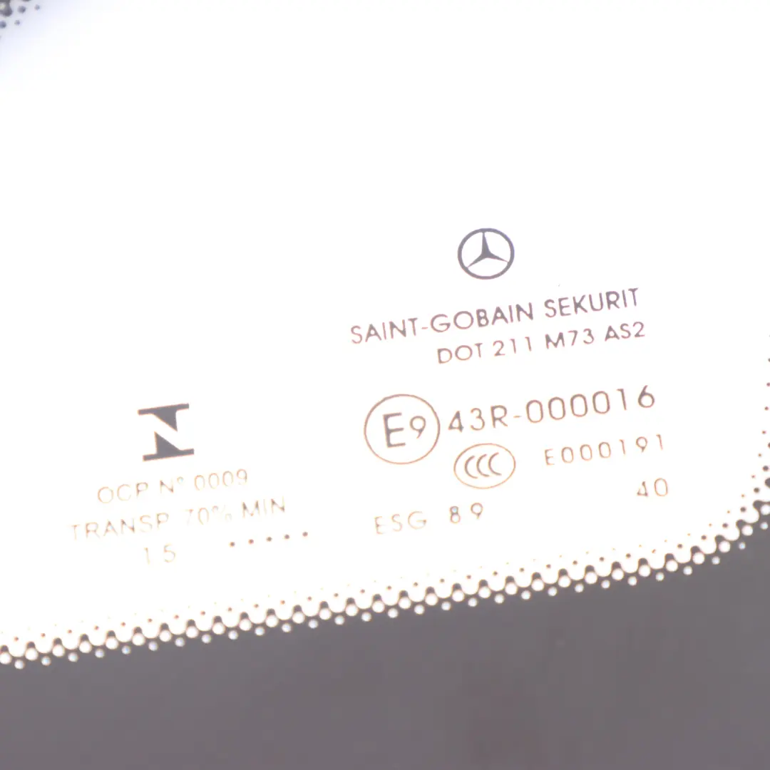  Fenêtre Mercedes Vito W447 Fenêtre avant gauche en verre fixe AS2 - SKU A4476730105 - Numéro de pièce A4476730105