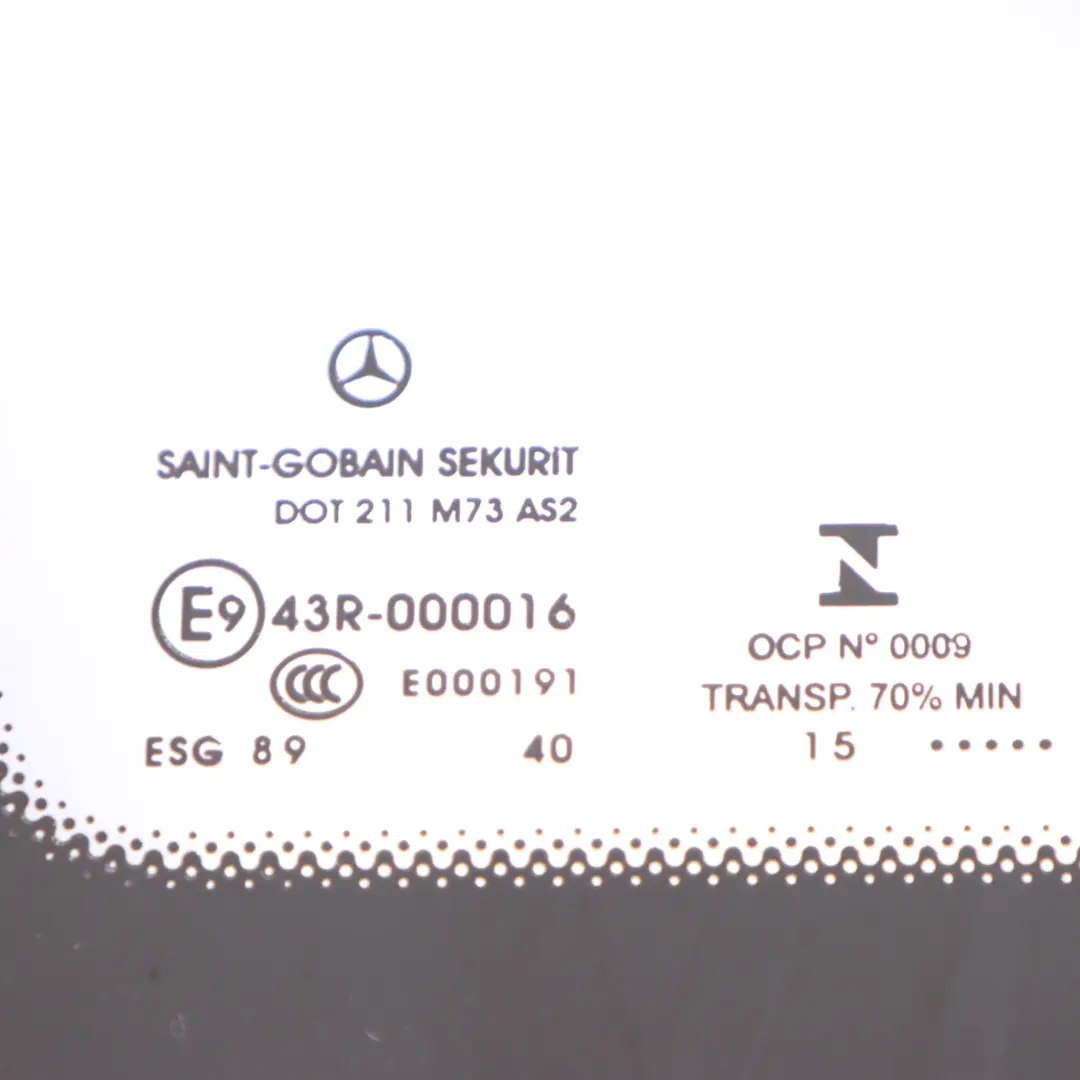  Fenster Mercedes Vito W447 Vorne Rechts Festverglasung AS2 Klar - SKU A4476730205 - Teilenummer A4476730205