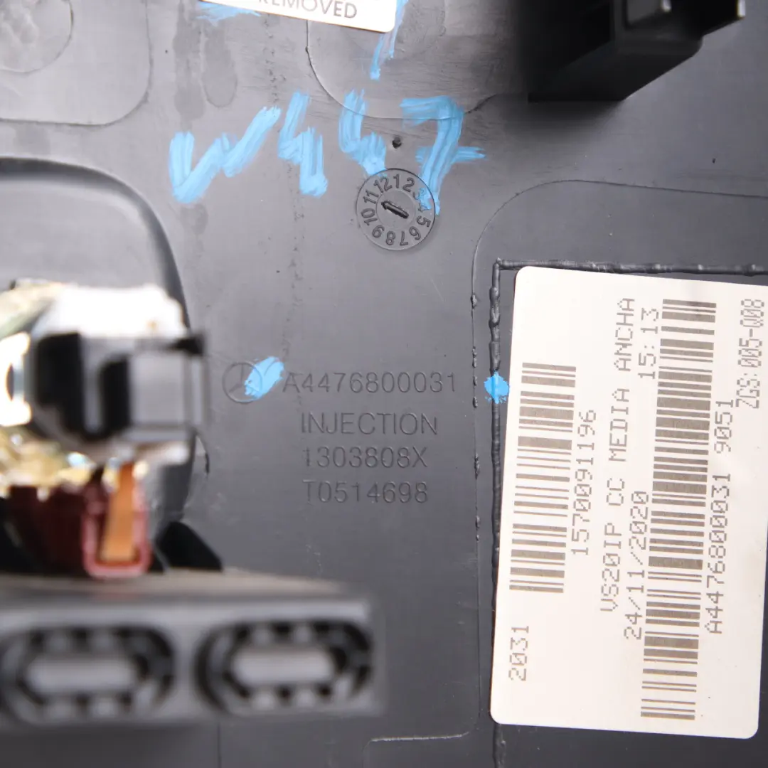 Centre Console Lower Cover Panel Black Trim to Mercedes Vito W447 with Part number A4476800031 Mercedes Vito W447 Centre Console Lower Cover Panel Black Trim - SKU A4476800031 - Part number A4476800031