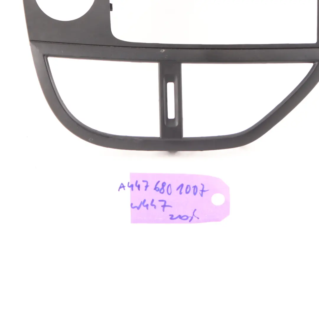 Dashboard Trim Surround Radio Air Vent Cover Frame A4476890011 to Mercedes W447 with Part number A4476801007 Mercedes W447 Dashboard Trim Surround Radio Air Vent Cover Frame A4476890011 - SKU A4476801007 - Part number A4476801007