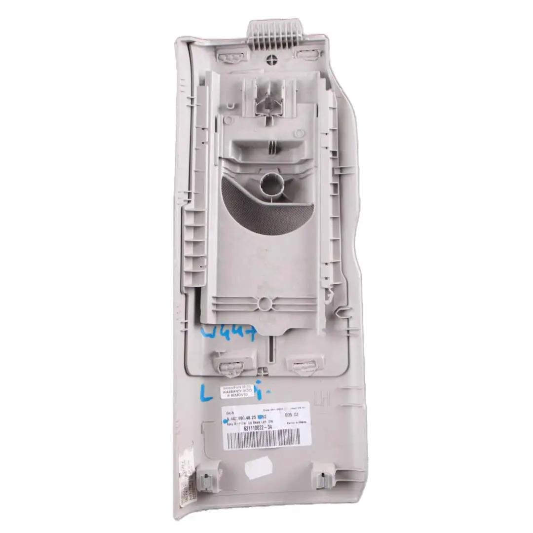Mercedes Vito W447 Cache garniture montant B supérieur gauche gris - SKU A4476904825 - Numéro de pièce A4476904825