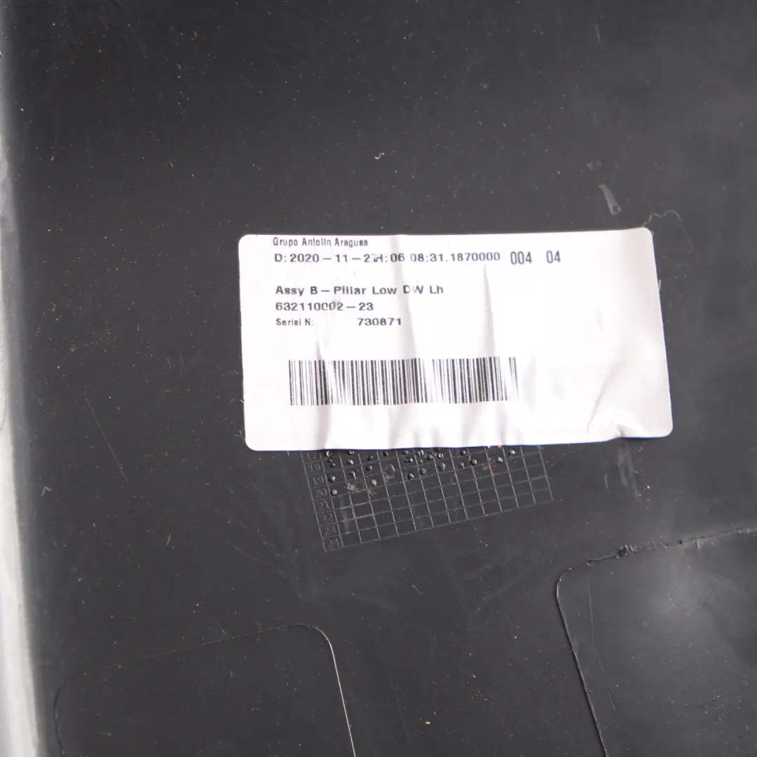 Mercedes W447 Trim Cover B-Pillar Left N/S Interior Lower Panel A4476905825 - SKU A4476929303 - Part number A4476929303