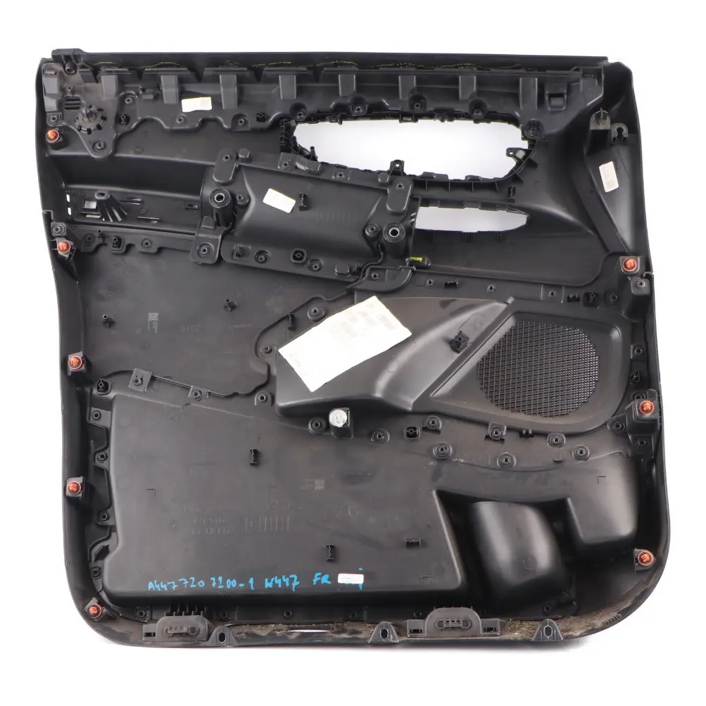 Door Card Front Right O/S Trim Panel Covering Black to Mercedes Vito W447 with Part number A4477207200 Mercedes Vito W447 Door Card Front Right O/S Trim Panel Covering Black - SKU A4477207200-1 - Part number A4477207200