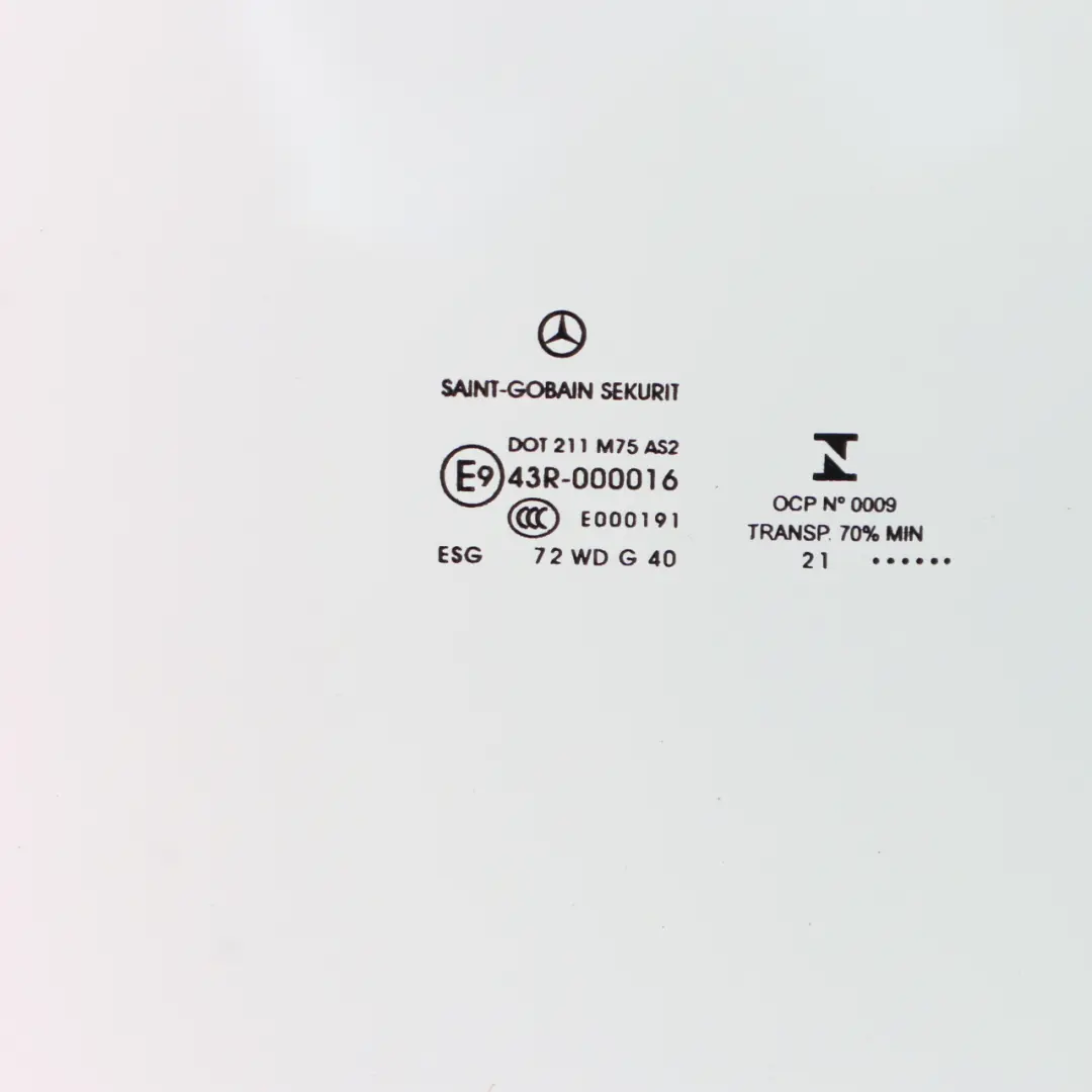 Vetro Porta Anteriore Destra Vetri AS2 per Mercedes Vito W447 con numero di parte A4477250410 Mercedes Vito W447 Vetro Porta Anteriore Destra Vetri AS2 - SKU A4477250410 - Numero di parte A4477250410