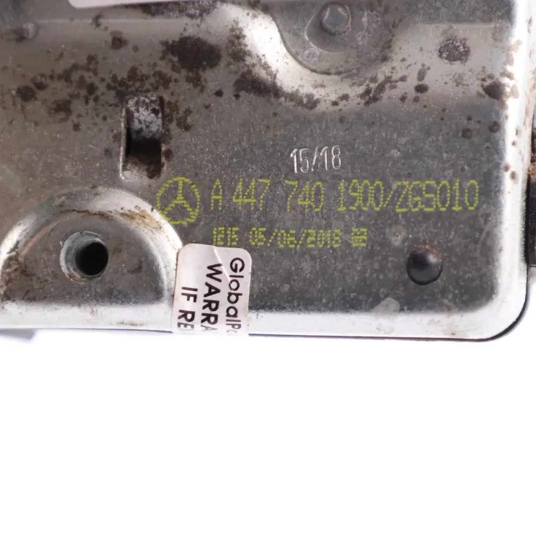 Kofferraum Türschloss Heckklappe Deckel für Mercedes W447 mit Teilenummer A4477401900 Mercedes W447 Kofferraum Türschloss Heckklappe Deckel - SKU A4477401900 - Teilenummer A4477401900