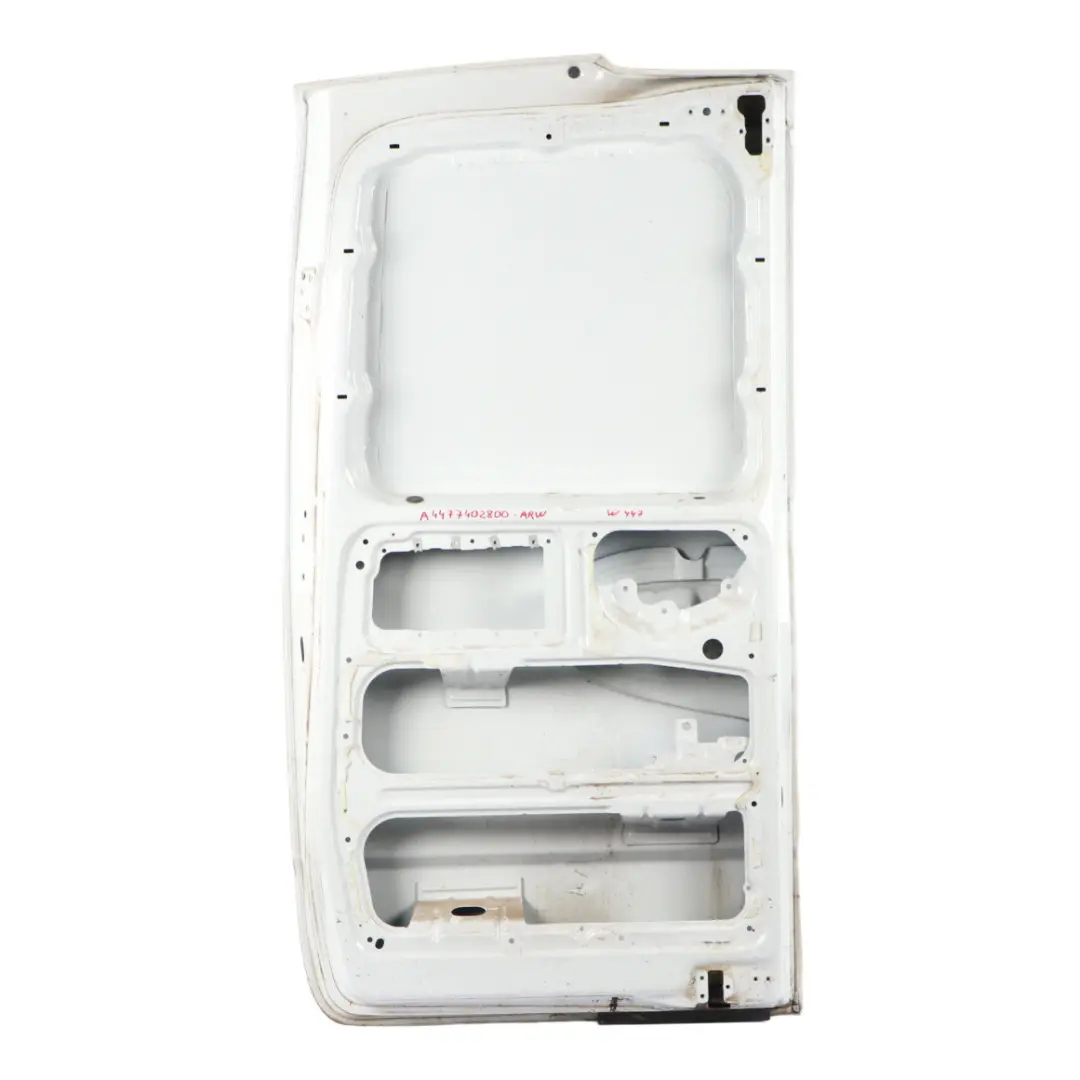 Door Rear Right O/S Boot Tailgate Door Door Arctic White - 9147 to Mercedes W447 with Part number A4477402800 Mercedes W447 Door Rear Right O/S Boot Tailgate Door Door Arctic White - 9147 - SKU A4477402800-ARW - Part number A4477402800