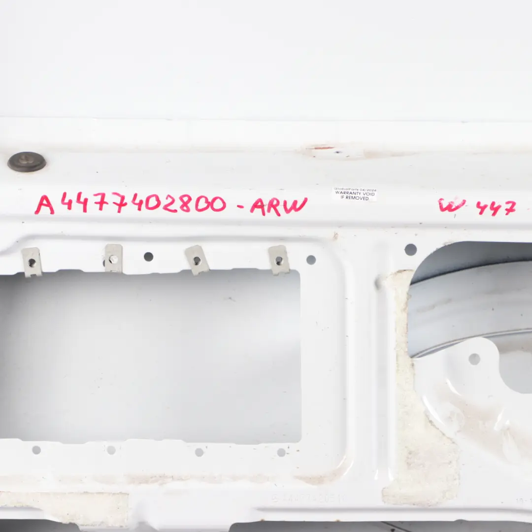Door Rear Right O/S Boot Tailgate Door Door Arctic White - 9147 to Mercedes W447 with Part number A4477402800 Mercedes W447 Door Rear Right O/S Boot Tailgate Door Door Arctic White - 9147 - SKU A4477402800-ARW - Part number A4477402800