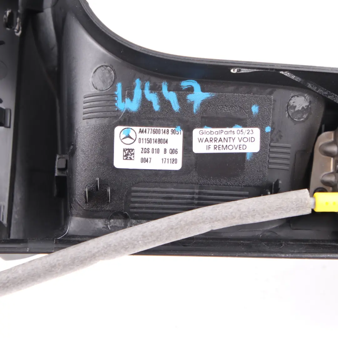 Sliding Door Opener Interior Handle Right O/S to Mercedes Vito W447 with Part number A4477600148 Mercedes Vito W447 Sliding Door Opener Interior Handle Right O/S - SKU A4477600148 - Part number A4477600148