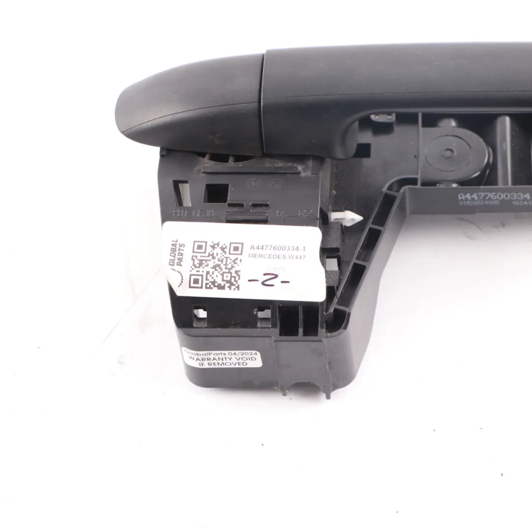 Sliding Door Handle Side Rear Right O/S Black to Mercedes Vito W447 with Part number A4477600334 Mercedes Vito W447 Sliding Door Handle Side Rear Right O/S Black - SKU A4477600334-1 - Part number A4477600334