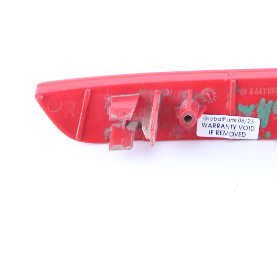 Lampada Riflettore Paraurti posteriore destro per Mercedes Vito W447 con numero di parte A4478260140 Mercedes Vito W447 Lampada Riflettore Paraurti posteriore destro - SKU A4478260140 - Numero di parte A4478260140