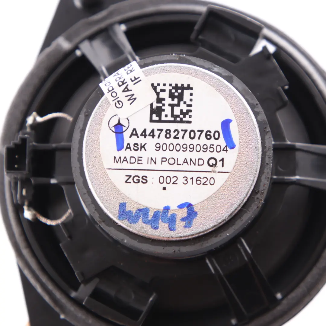 Mercedes Vito W447 Salpicadero Altavoz Audio Dash - SKU A4478270760 - Número de pieza A4478270760