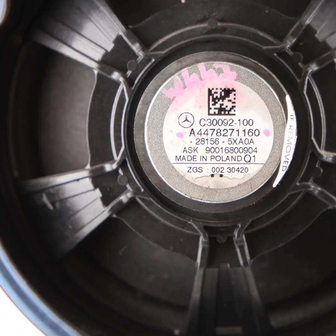 Altoparlante Porta anteriore sinistra destra per Mercedes Vito W447 con numero di parte A4478271160 Mercedes Vito W447 Altoparlante Porta anteriore sinistra destra - SKU A4478271160 - Numero di parte A4478271160