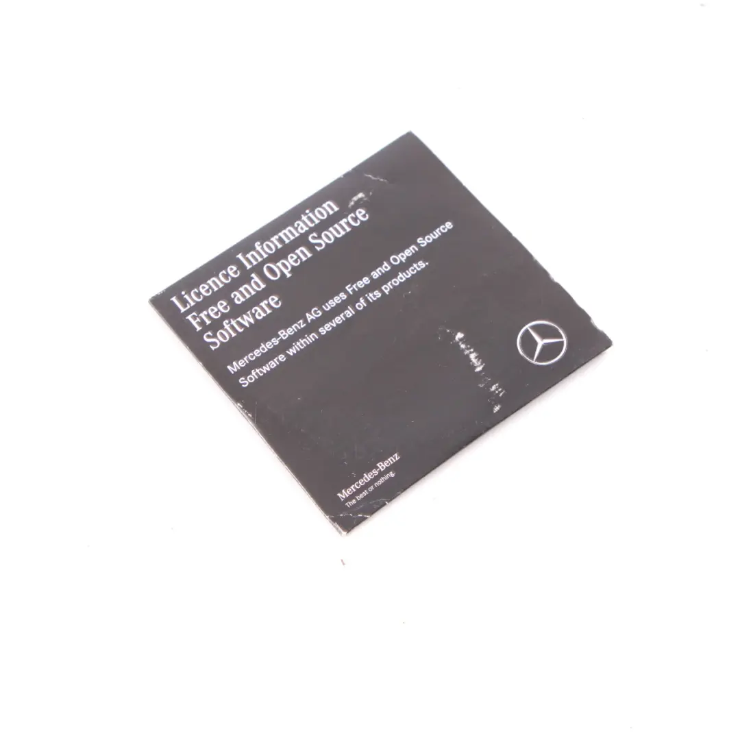 Mercedes W447 Informazioni sulla licenza Software libero open source - SKU A4478273600 - Numero di parte A4478273600