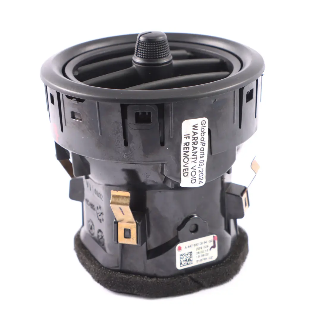 Vent Dashboard Dash Grille Nozzle Black A4478000054 to Mercedes W447 Air with Part number A4478300054 Mercedes W447 Air Vent Dashboard Dash Grille Nozzle Black A4478000054 - SKU A4478300054 - Part number A4478300054