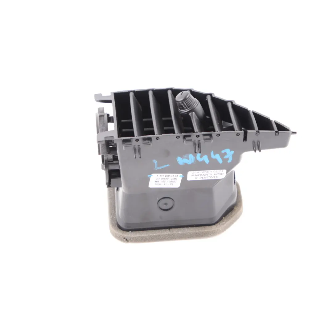 Dashboard Air Vent Grille Left N/S Trim Nozzle to Mercedes Vito W447 with Part number A4478300454 Mercedes Vito W447 Dashboard Air Vent Grille Left N/S Trim Nozzle - SKU A4478300454 - Part number A4478300454