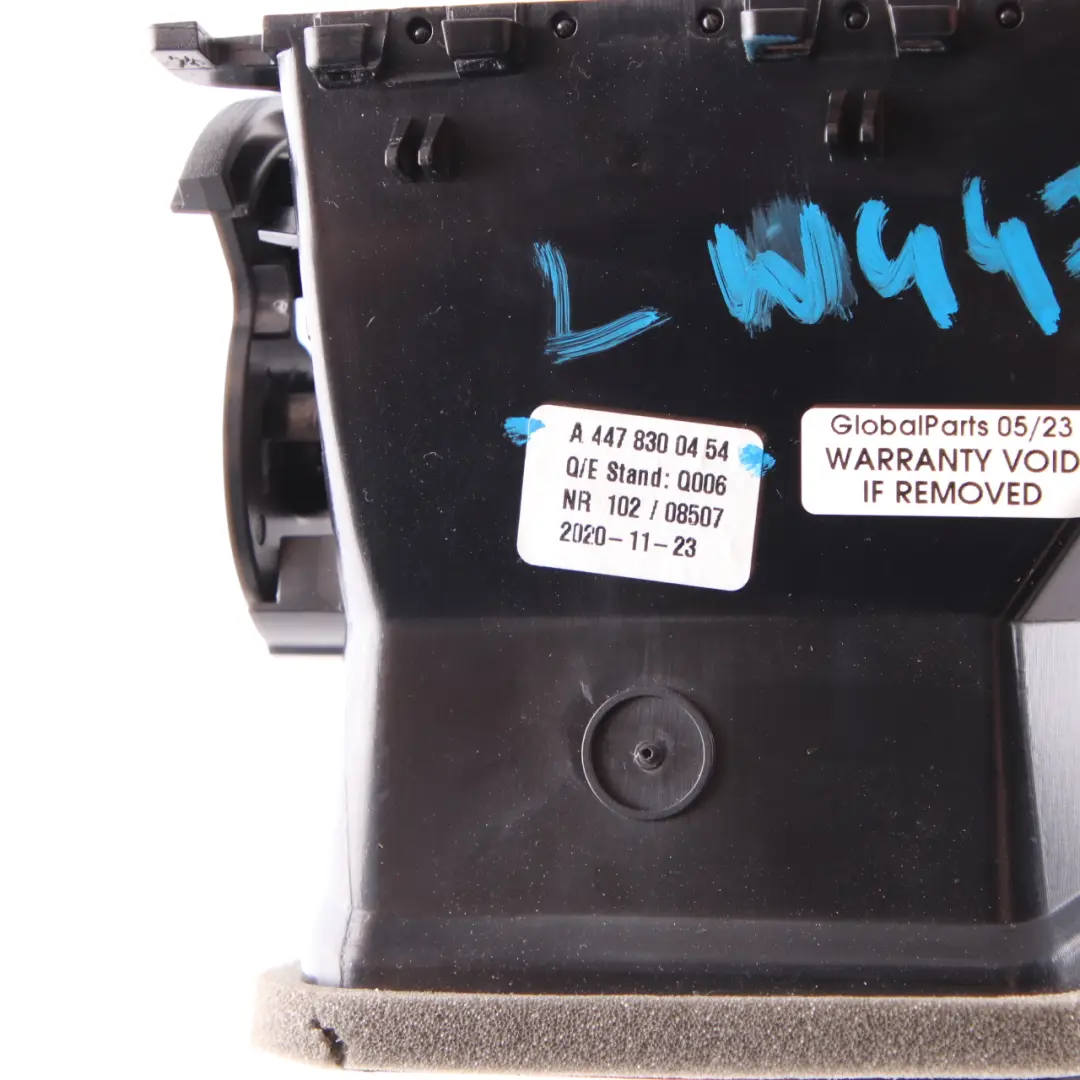 Mercedes Vito W447 Grille d'aération tableau bord gauche Trim Nozzle - SKU A4478300454 - Numéro de pièce A4478300454