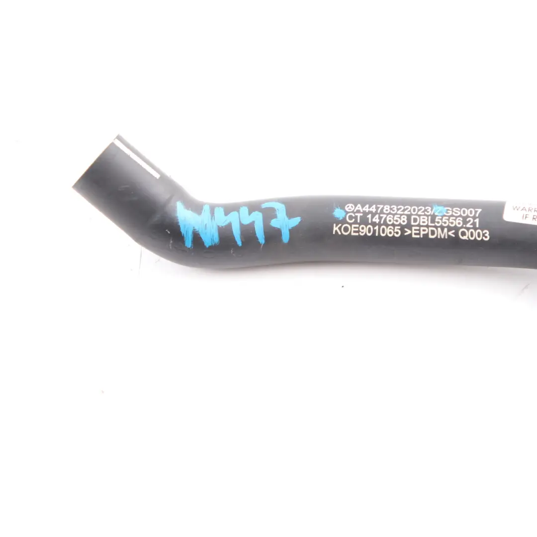 Heater Hose Condensation Drain Air Conditioning Pipe to Mercedes W447 with Part number A4478322023 Mercedes W447 Heater Hose Condensation Drain Air Conditioning Pipe - SKU A4478322023 - Part number A4478322023