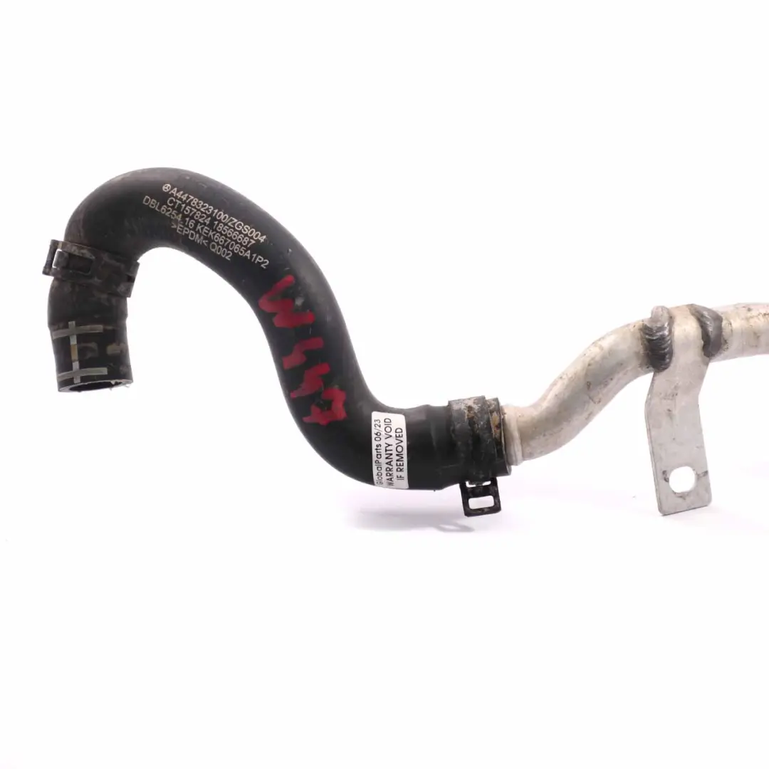 Mercedes W447 OM654 refrigerante acqua pompa raffreddamento linea - SKU A4478323100 - Numero di parte A4478323100