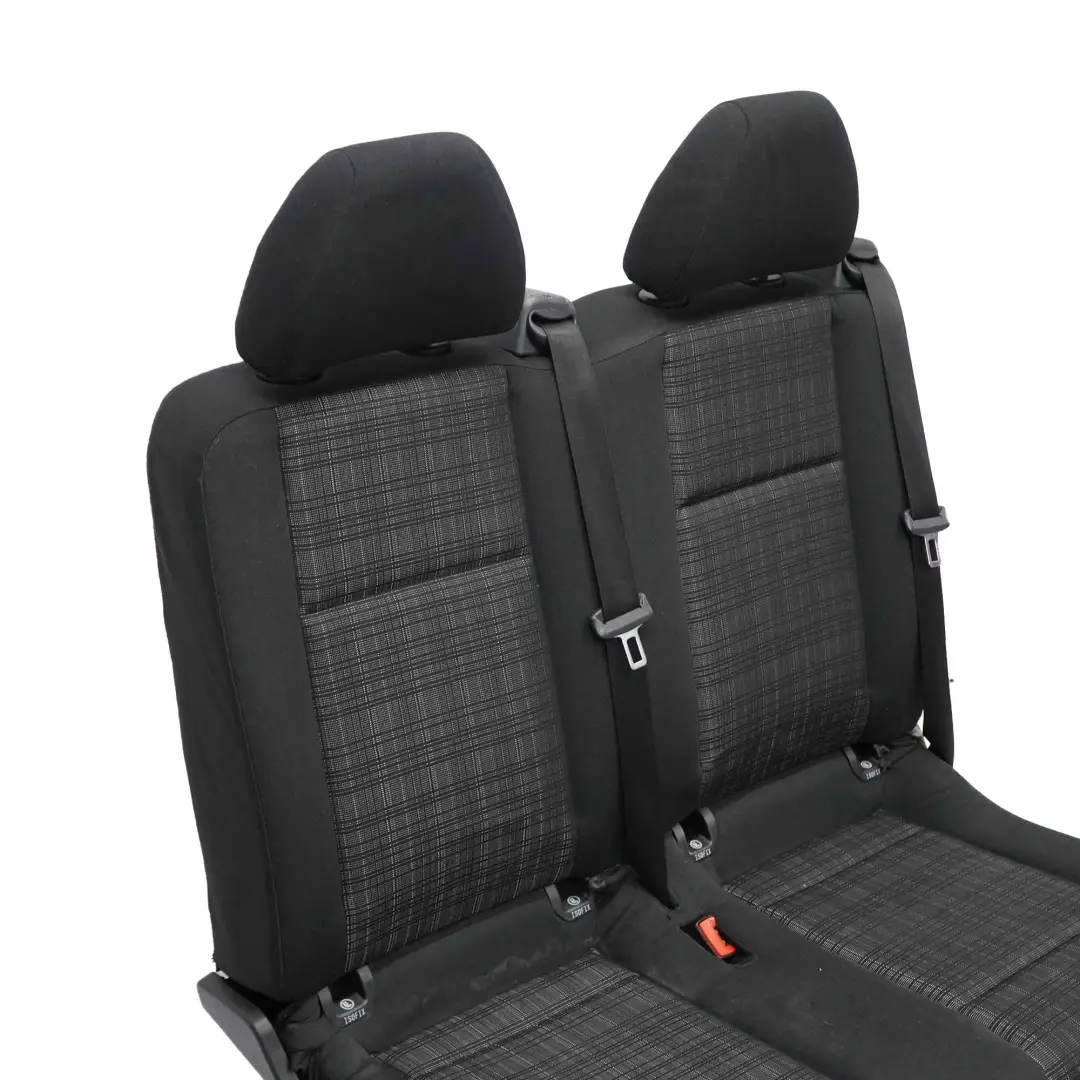 Bench Cloth Fabric Anthracite Black Tunja to Rear Seat Mercedes Vito W447 Double with Part number A4478602985 Rear Seat Mercedes Vito W447 Double Bench Cloth Fabric Anthracite Black Tunja - SKU A4478602985-1 - Part number A4478602985