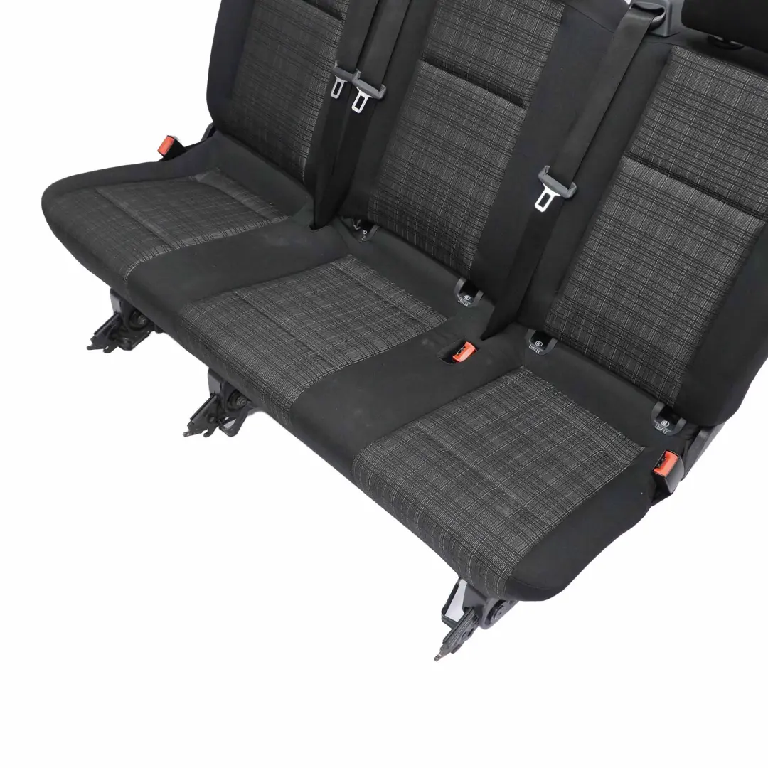 Rear Seat Mercedes Vito W447 Bench 3 Persons Cloth Fabric Anthracite Black Tunja - SKU A4478602985 - Part number A4478602985