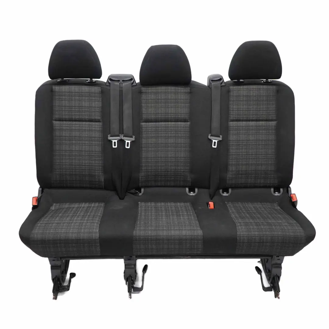 Bench 3 Persons Cloth Fabric Anthracite Black Tunja to Rear Seat Mercedes Vito W447 with Part number A4478602985 Rear Seat Mercedes Vito W447 Bench 3 Persons Cloth Fabric Anthracite Black Tunja - SKU A4478602985 - Part number A4478602985