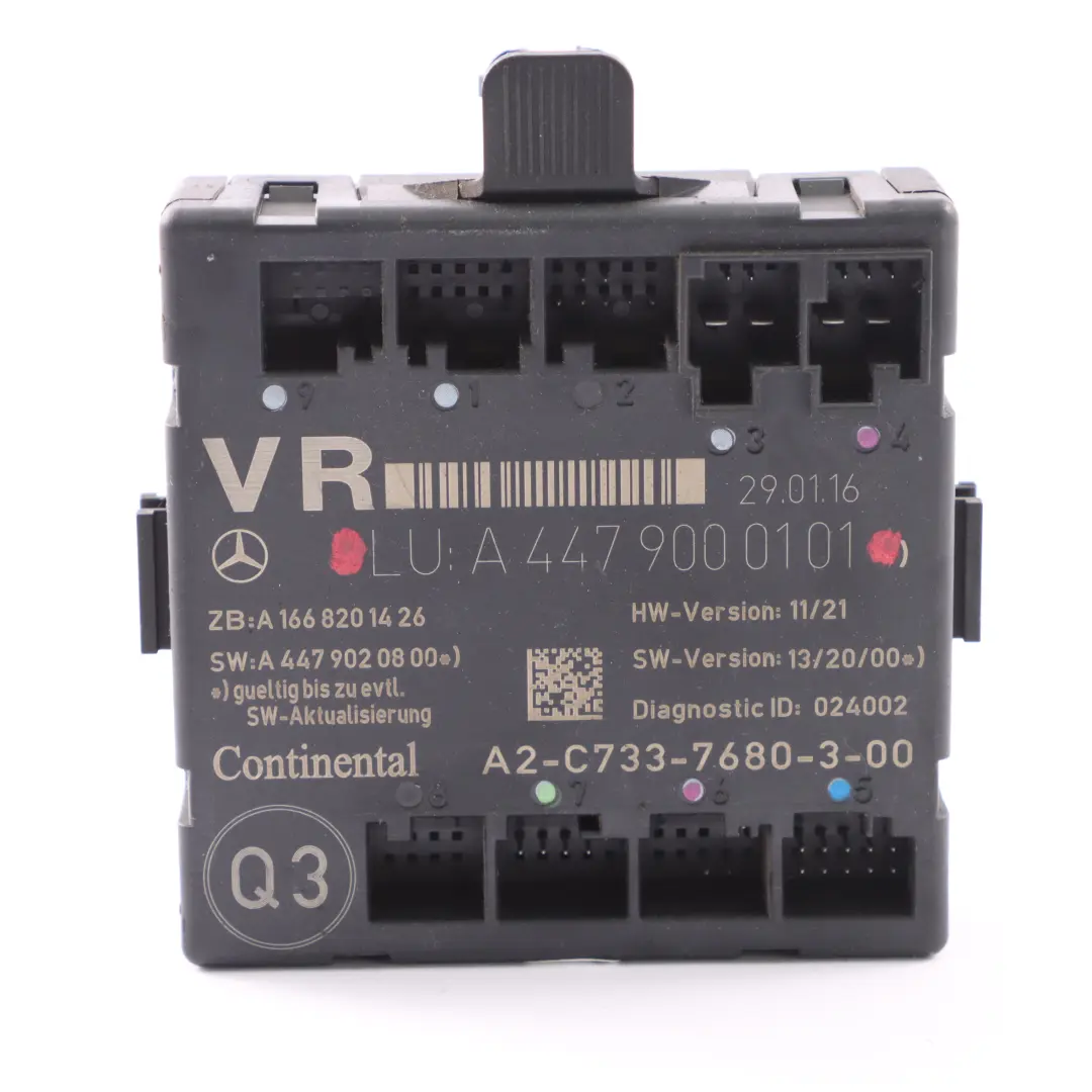 Tür Modul Mercedes Vito W447 Hinten Rechts Steuergerät für mit Teilenummer A4479000101 Tür Modul Mercedes Vito W447 Hinten Rechts Steuergerät - SKU A4479000101 - Teilenummer A4479000101