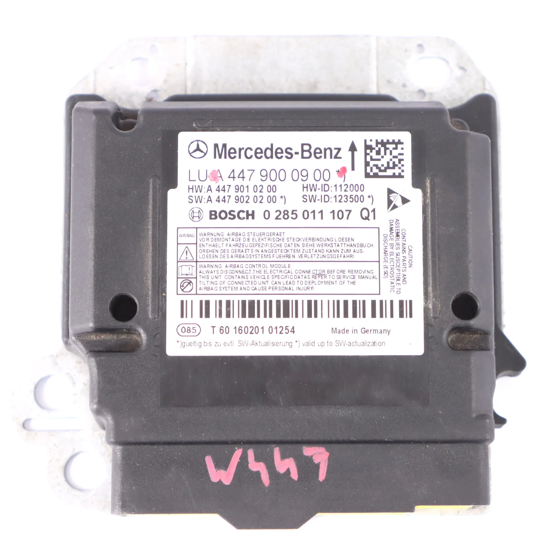 Mercedes Vito W447 Modulo Aria Centralina ECU 4479000900