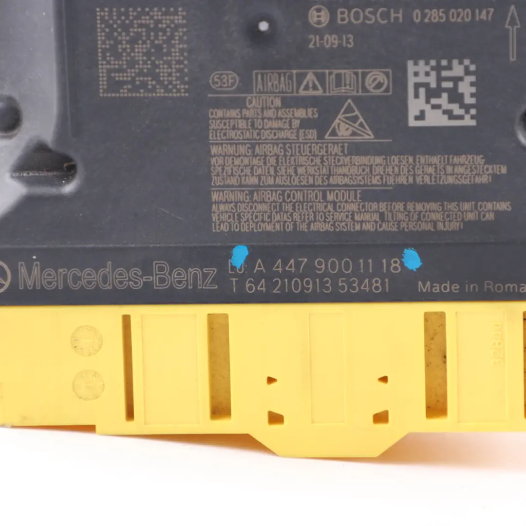 Mercedes Vito W447 Modulo Aria Anteriore Unità Di Controllo ECU - SKU A4479001118 - Numero di parte A4479001118