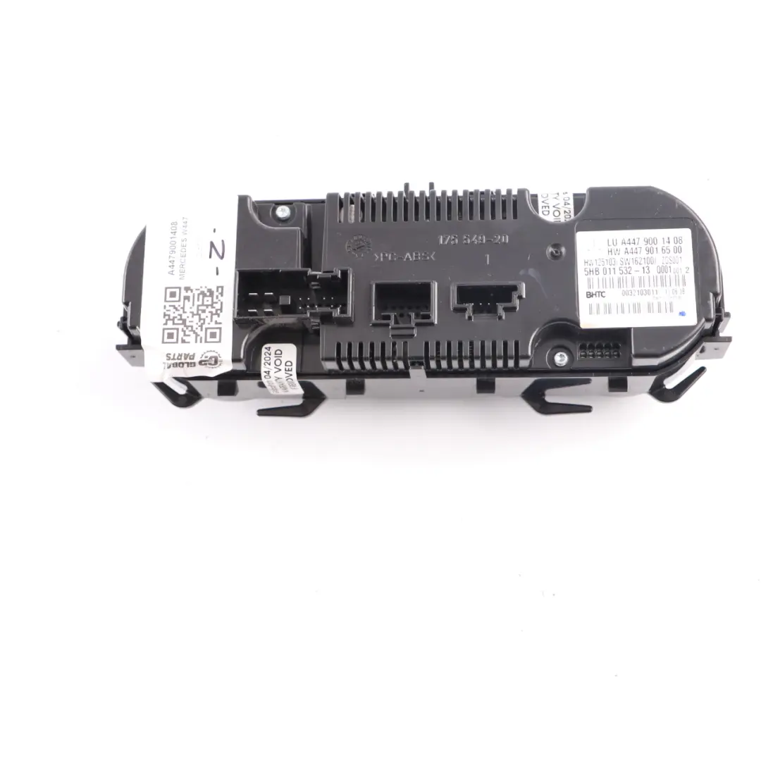Mercedes W447 A/C Control Unit Heater Module - SKU A4479001408 - Part number A4479001408