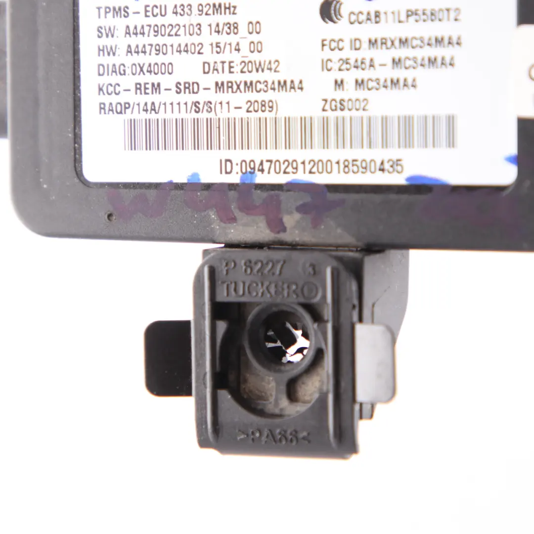 Mercedes Vito W447 Tyre Pressure Monitor Sensor Module Unit TPMS ECU - SKU A4479004305 - Part number A4479004305
