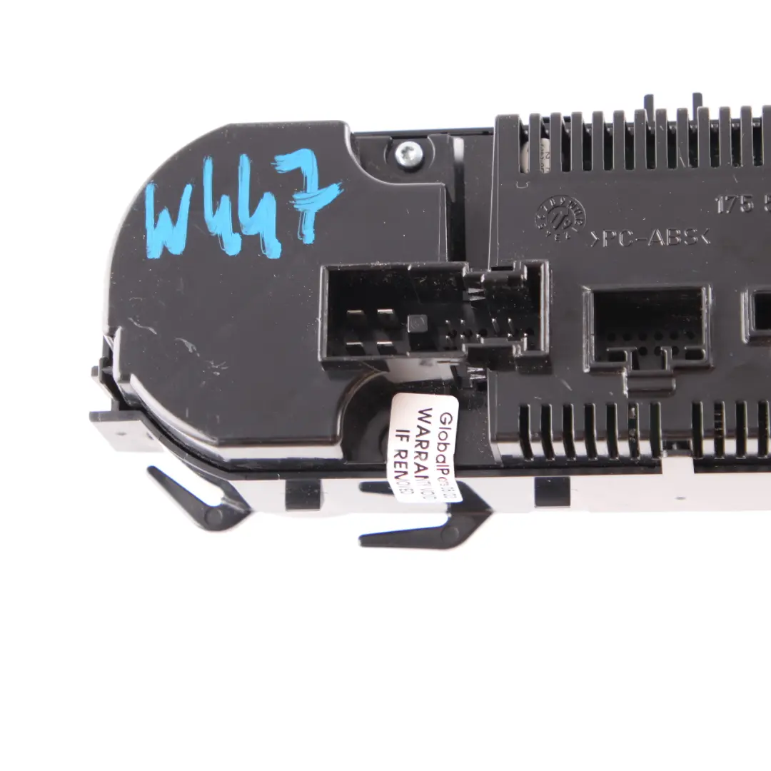 Climate Heater Control Panel Air Conditioning Switch to Mercedes W447 with Part number A4479004815 Mercedes W447 Climate Heater Control Panel Air Conditioning Switch - SKU A4479004815 - Part number A4479004815