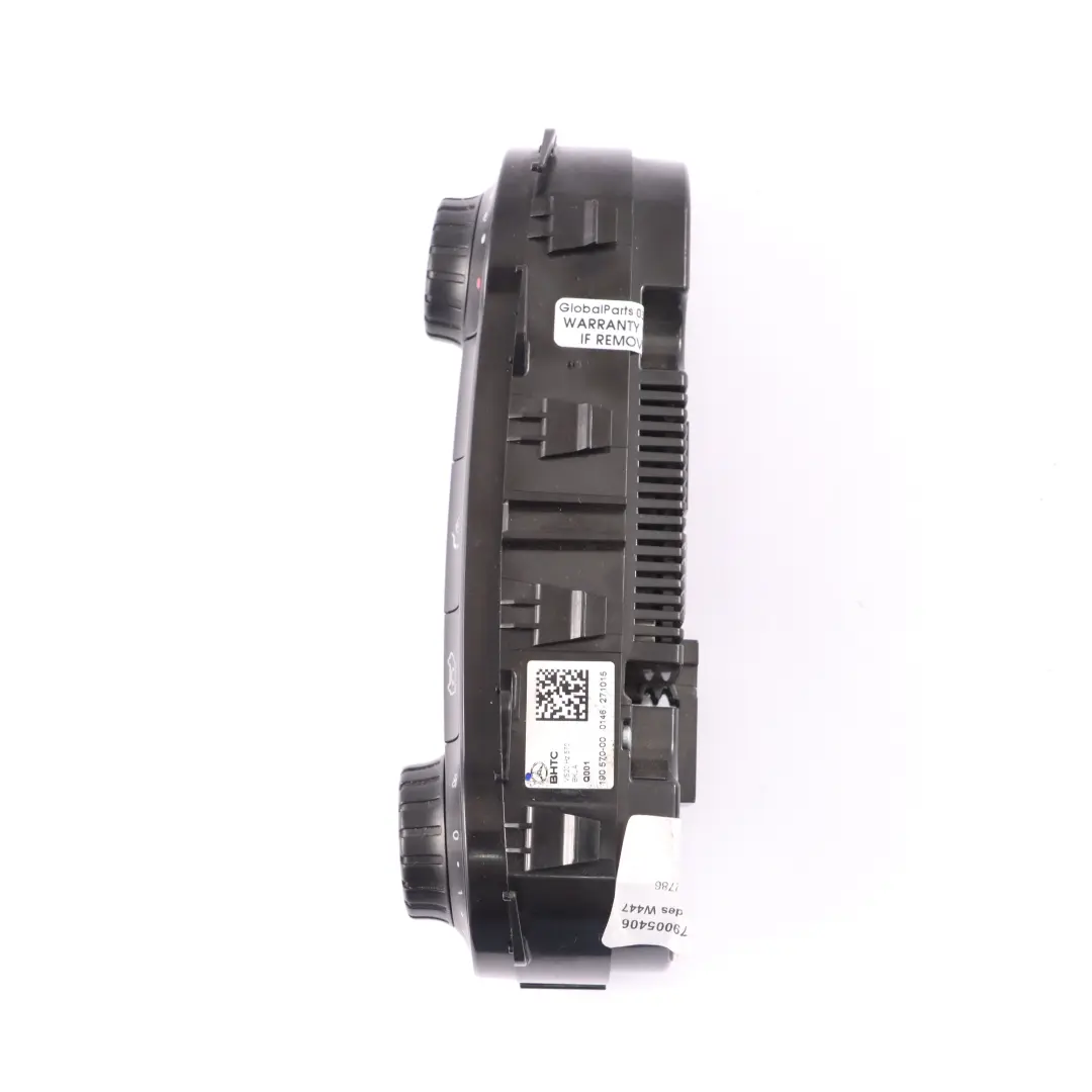  Klimatisierung Panel Mercedes W447 Heizung Lüftung A/C Control Panel - SKU A4479005406 - Teilenummer A4479005406
