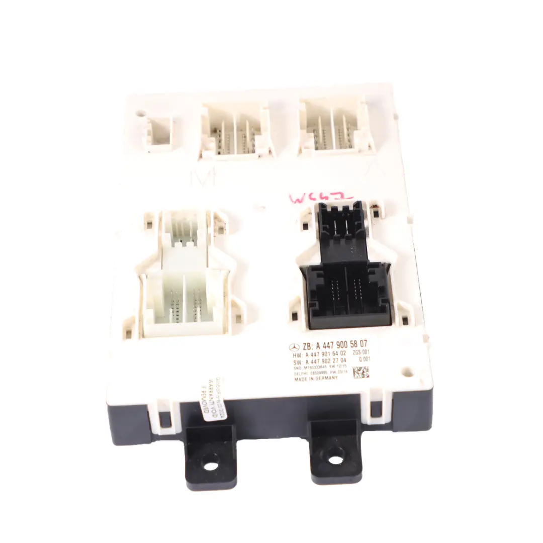 Sicherungs kasten Relais steuergerät modul SAM für Mercedes Vito W447 mit Teilenummer A4479005807 Mercedes Vito W447 Sicherungs kasten Relais steuergerät modul SAM - SKU A4479005807 - Teilenummer A4479005807