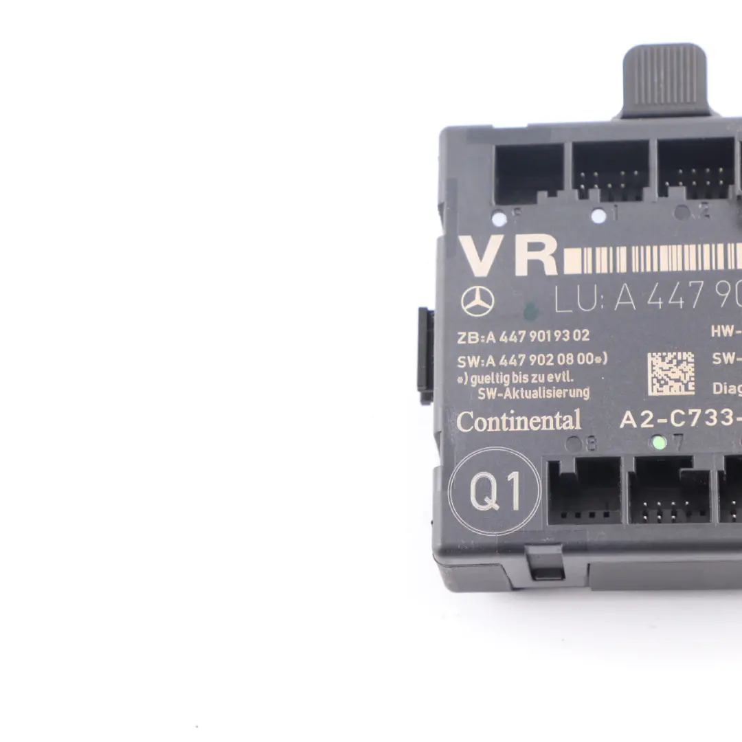 Unità di controllo porta anteriore destra per Mercedes W447 con numero di parte A4479007806 Mercedes W447 Unità di controllo porta anteriore destra - SKU A4479007806 - Numero di parte A4479007806