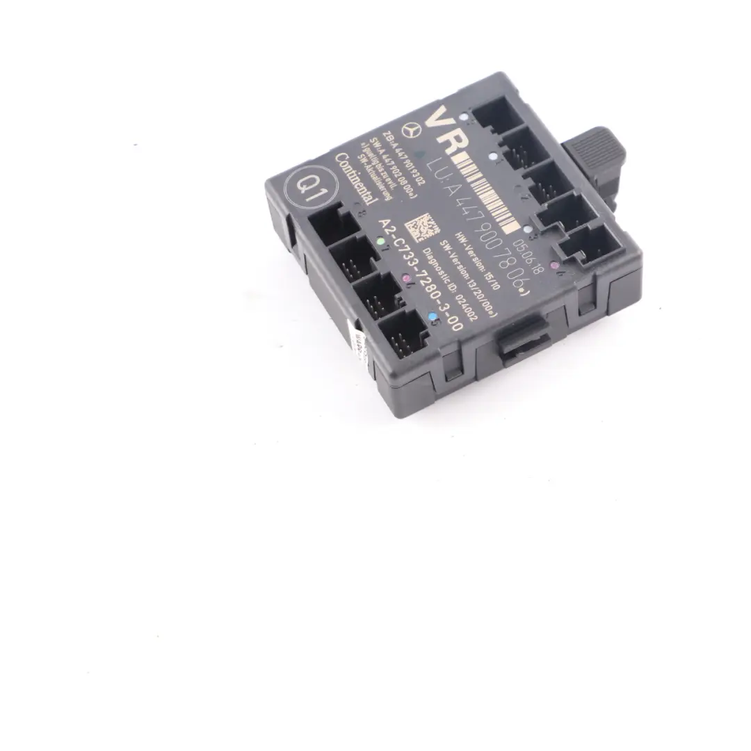 Unidad de control de la puerta delantera derecha para Mercedes W447 con número de pieza A4479007806 Mercedes W447 Unidad de control de la puerta delantera derecha - SKU A4479007806 - Número de pieza A4479007806