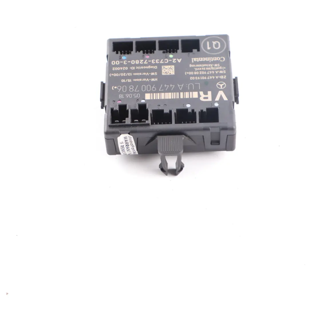 Mercedes W447 Sterownik Moduł Drzwi Przedni Prawy - SKU A4479007806 - Numer Części A4479007806