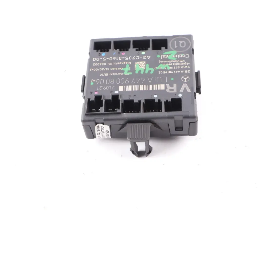 Door Module Front Right O/S Control Unit ECU to Mercedes Vito W447 with Part number A4479008006 Mercedes Vito W447 Door Module Front Right O/S Control Unit ECU - SKU A4479008006 - Part number A4479008006