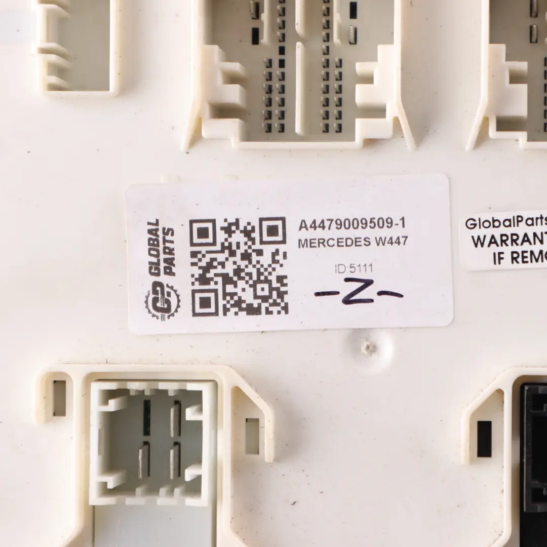 Mercedes W447 Comfort Control Unit Module - SKU A4479009509-1 - Part number A4479009509