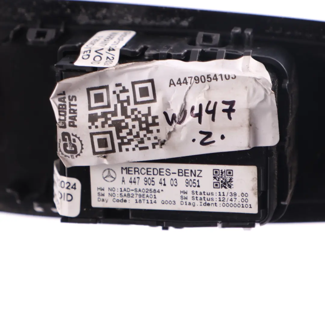 Front Right O/S Power Window Button to Mercedes W447 with Part number A4479054103 Mercedes W447 Front Right O/S Power Window Button - SKU A4479054103 - Part number A4479054103