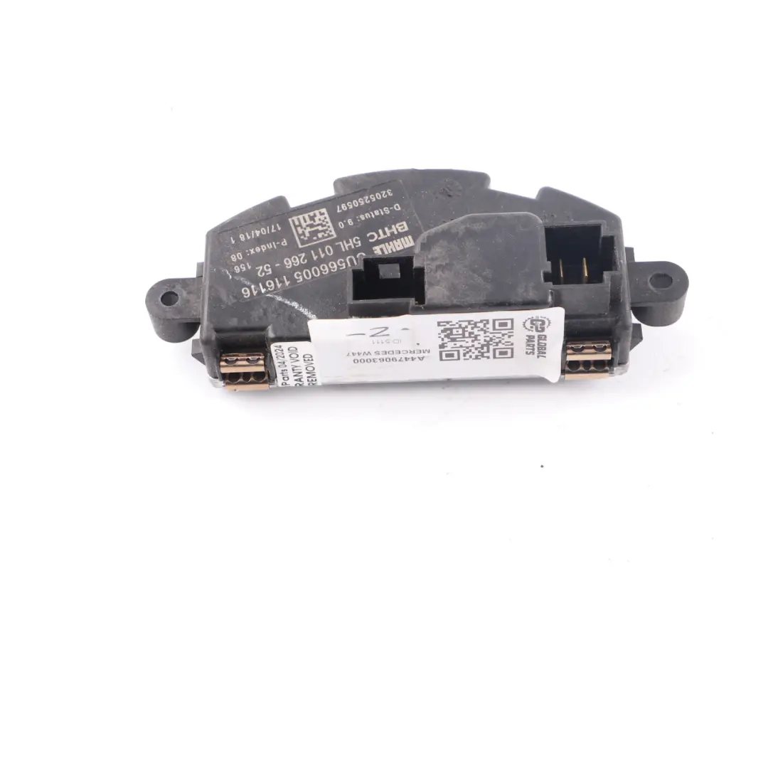 Chauffage Moteur Ventilateur Résistance pour Mercedes Vito W447 à propos du numéro de pièce A4479063000 Mercedes Vito W447 Chauffage Moteur Ventilateur Résistance - SKU A4479063000 - Numéro de pièce A4479063000