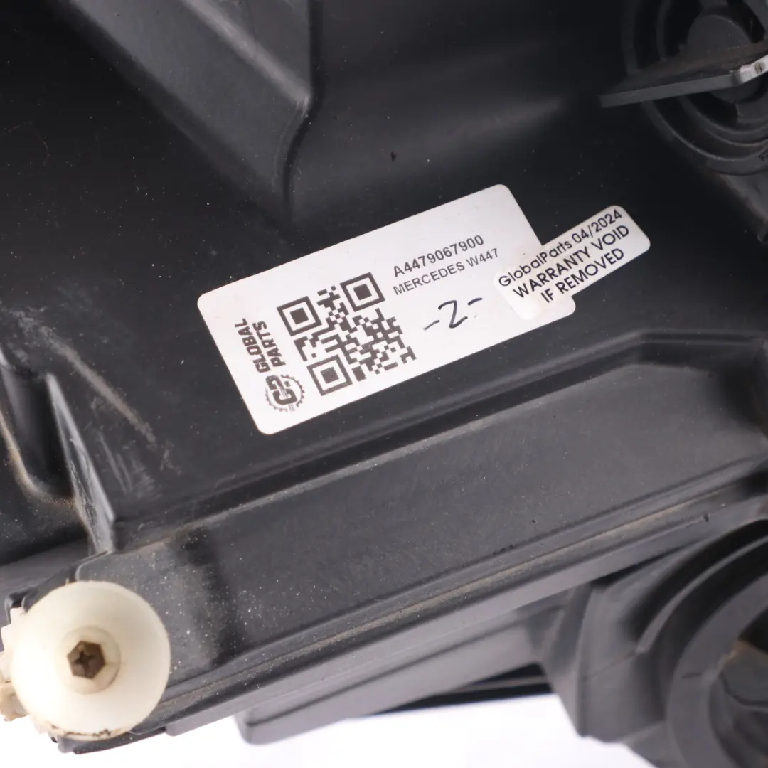 Front Left N/S Headlamp Headlight Light Lamp to Mercedes W447 with Part number A4479067900 Mercedes W447 Front Left N/S Headlamp Headlight Light Lamp - SKU A4479067900 - Part number A4479067900
