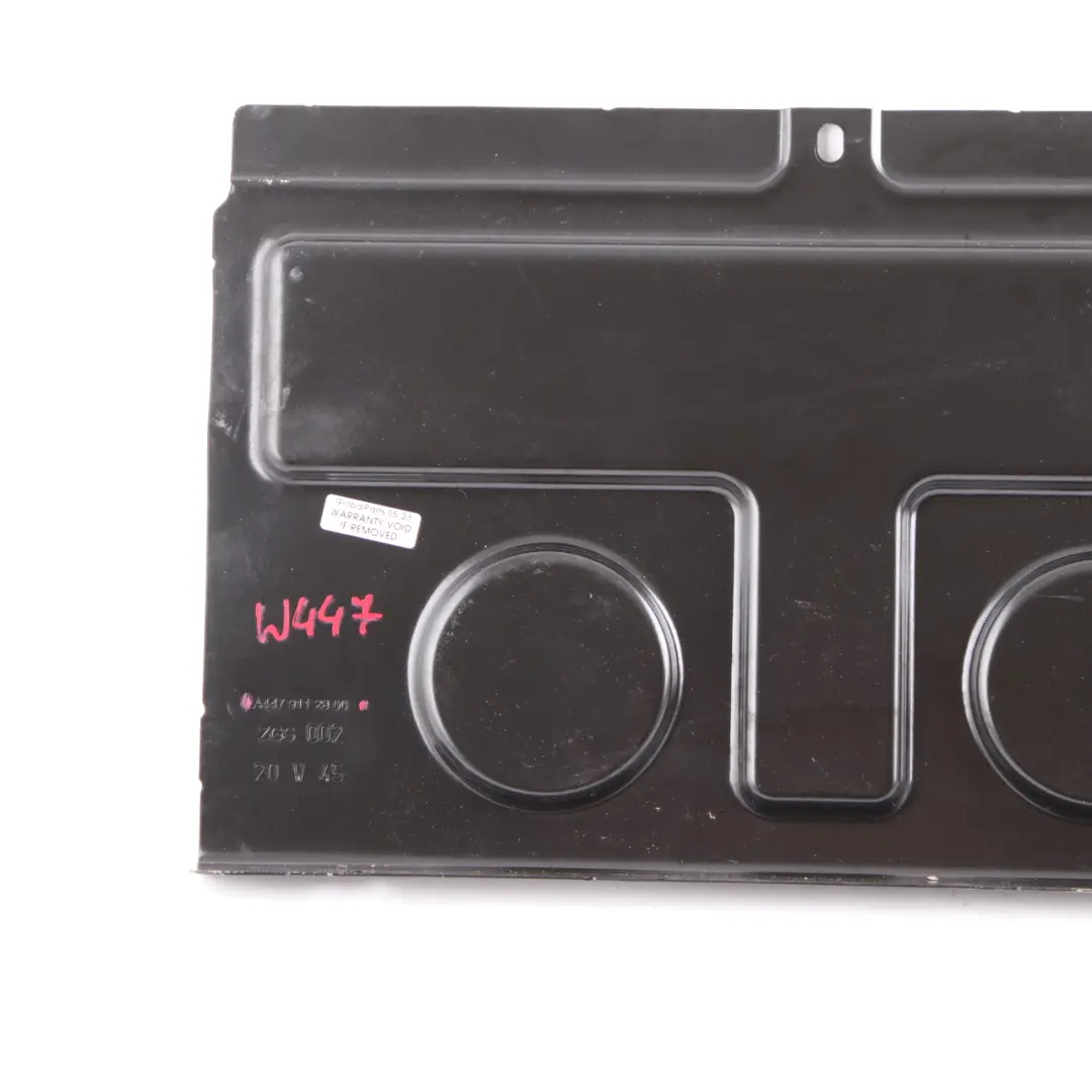 Mercedes W447 Rivestimento Box Sedile Anteriore Rivestimento Piastra - SKU A4479112800 - Numero di parte A4479112800