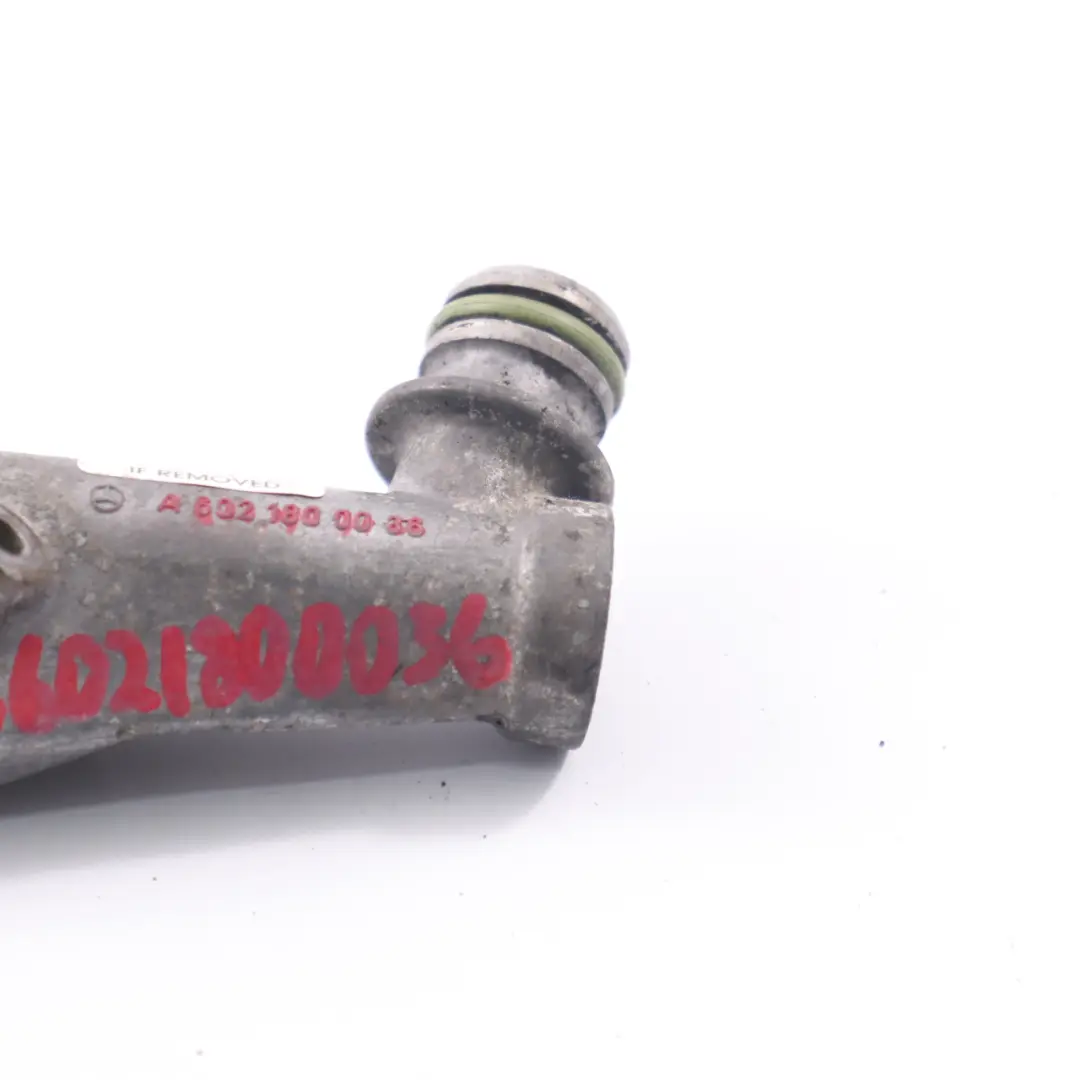 Connector Pipe Mercedes W901 W903 OM602 Turbocharger Hose Housing to with Part number A6021800036 Connector Pipe Mercedes W901 W903 OM602 Turbocharger Hose Housing - SKU A6021800036 - Part number A6021800036