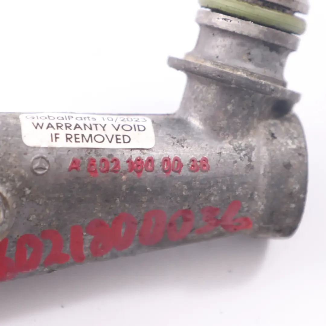 Connector Pipe Mercedes W901 W903 OM602 Turbocharger Hose Housing to with Part number A6021800036 Connector Pipe Mercedes W901 W903 OM602 Turbocharger Hose Housing - SKU A6021800036 - Part number A6021800036